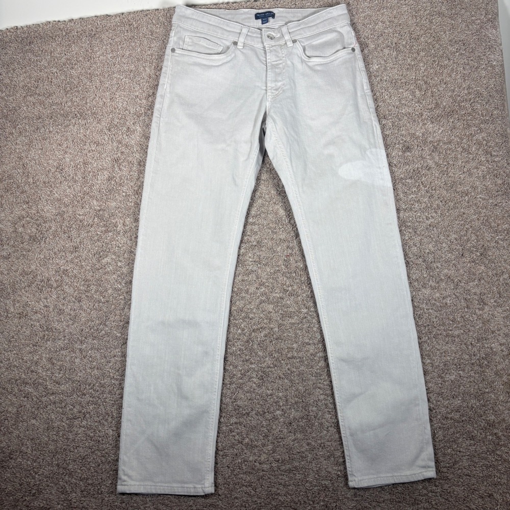Peter Millar Crown Crafted Fairfield Tailored Fit Grey Stretch Pants 30/32